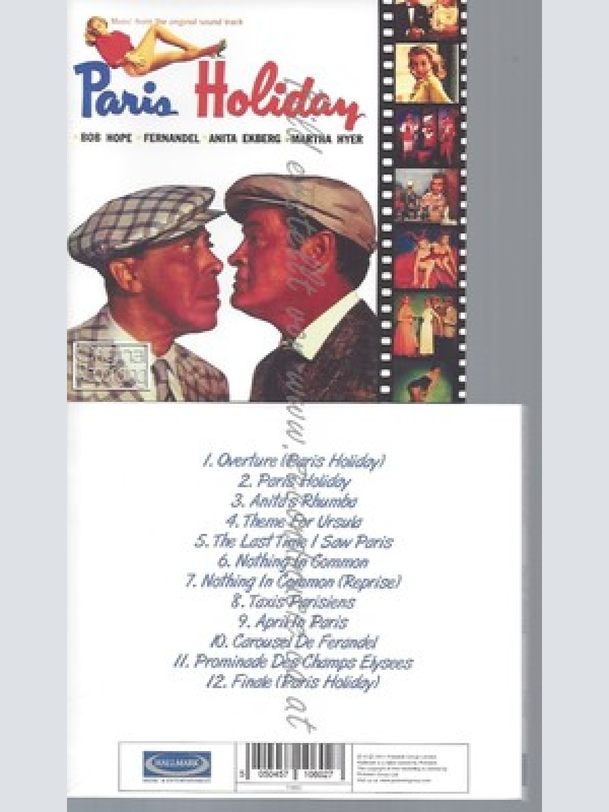 CD--ORIGINAL SOUNDTRACK -- --- PARIS HOLIDAY