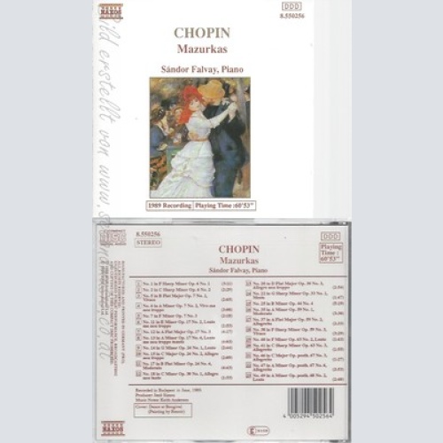 CD--SANDOR FALVAY -- -- MAZURKAS,23