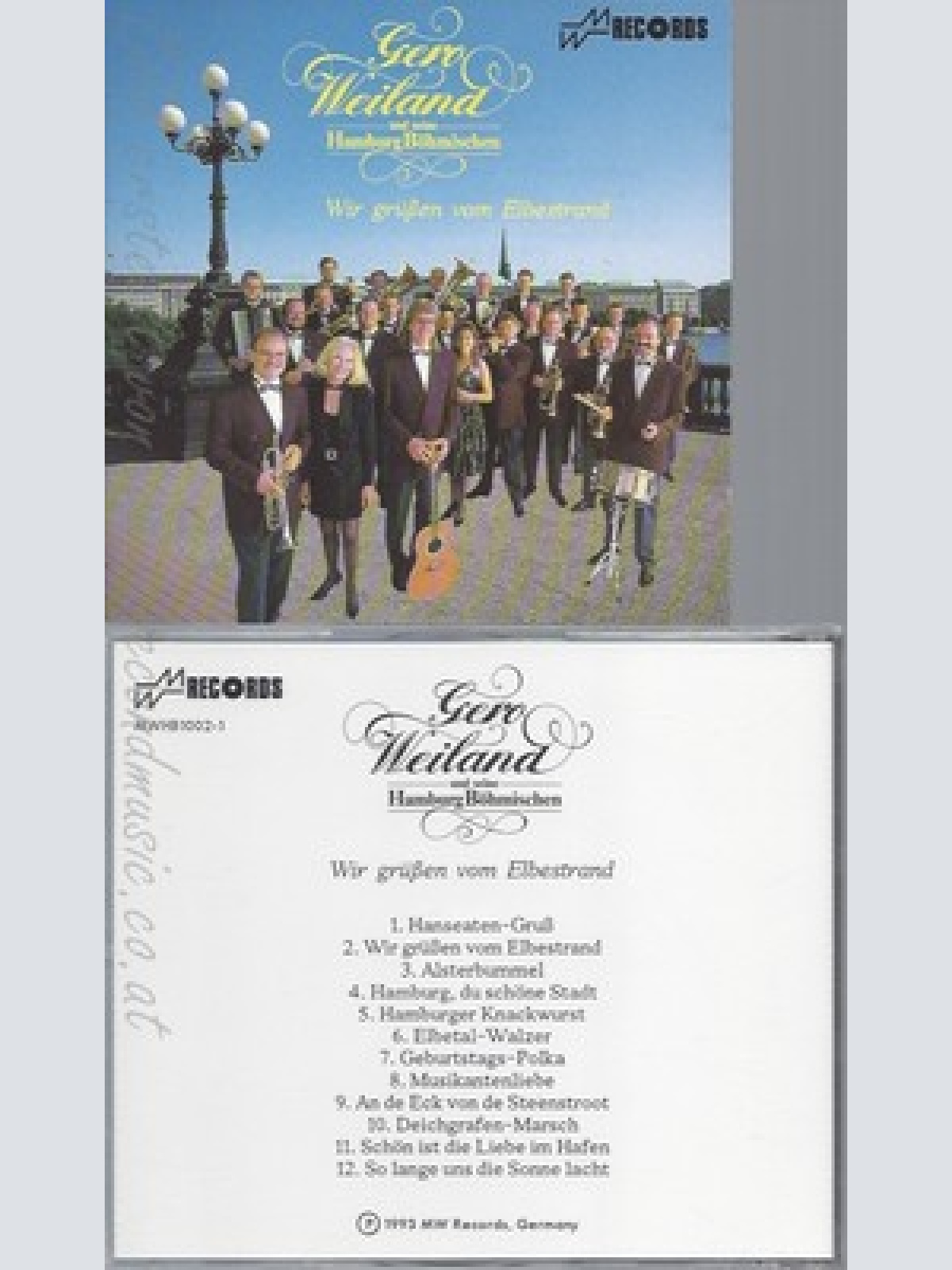 CD--GERO WEILAND UND SEINE HAMBURG BÖHMISCHEN --WIR GRÜSSEN VOM ELBESTRAND