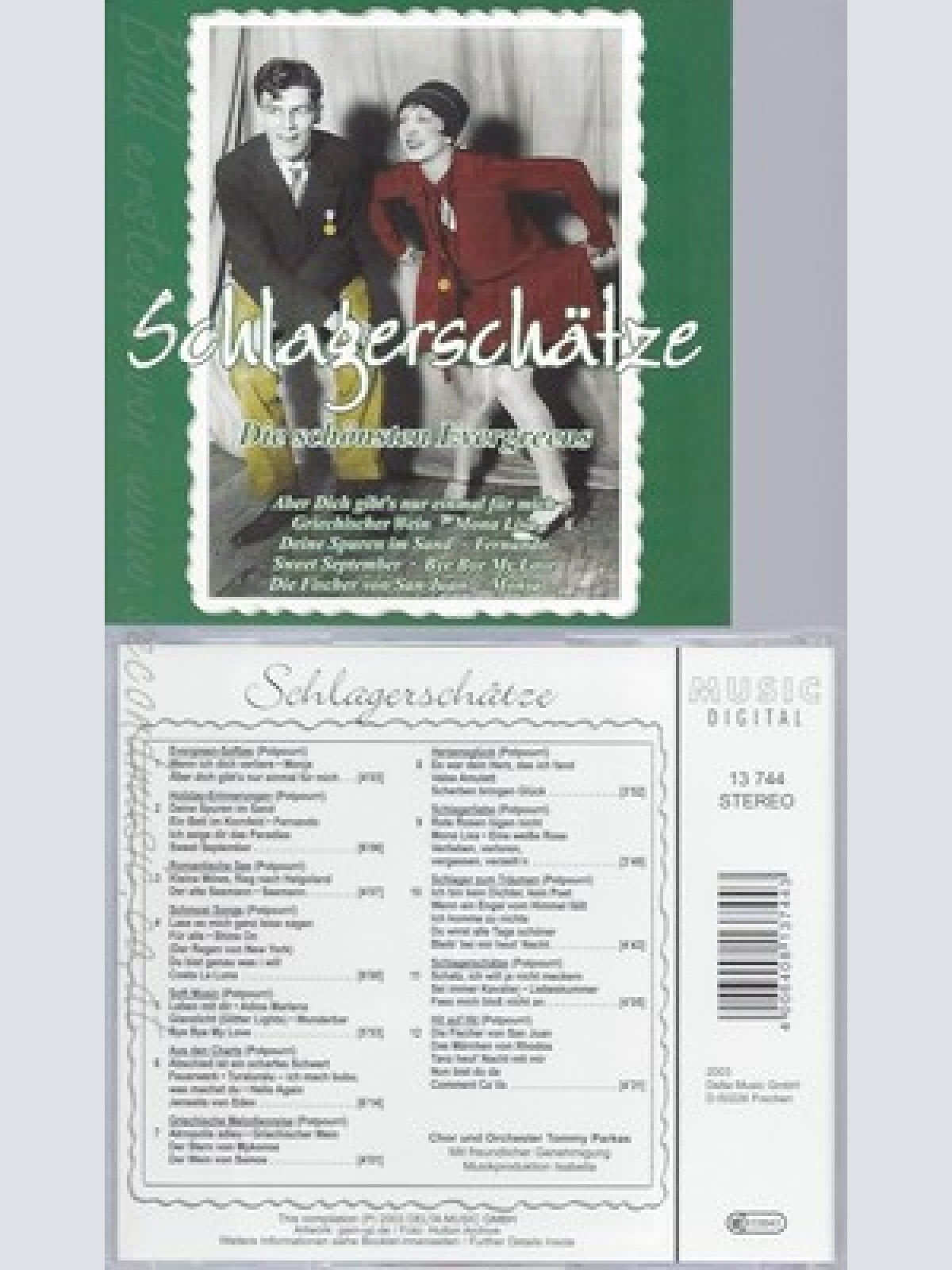 CD--VARIOUS -- SCHLAGERSCHAETZE - DIE SCHOENSTEN EVERGREENS