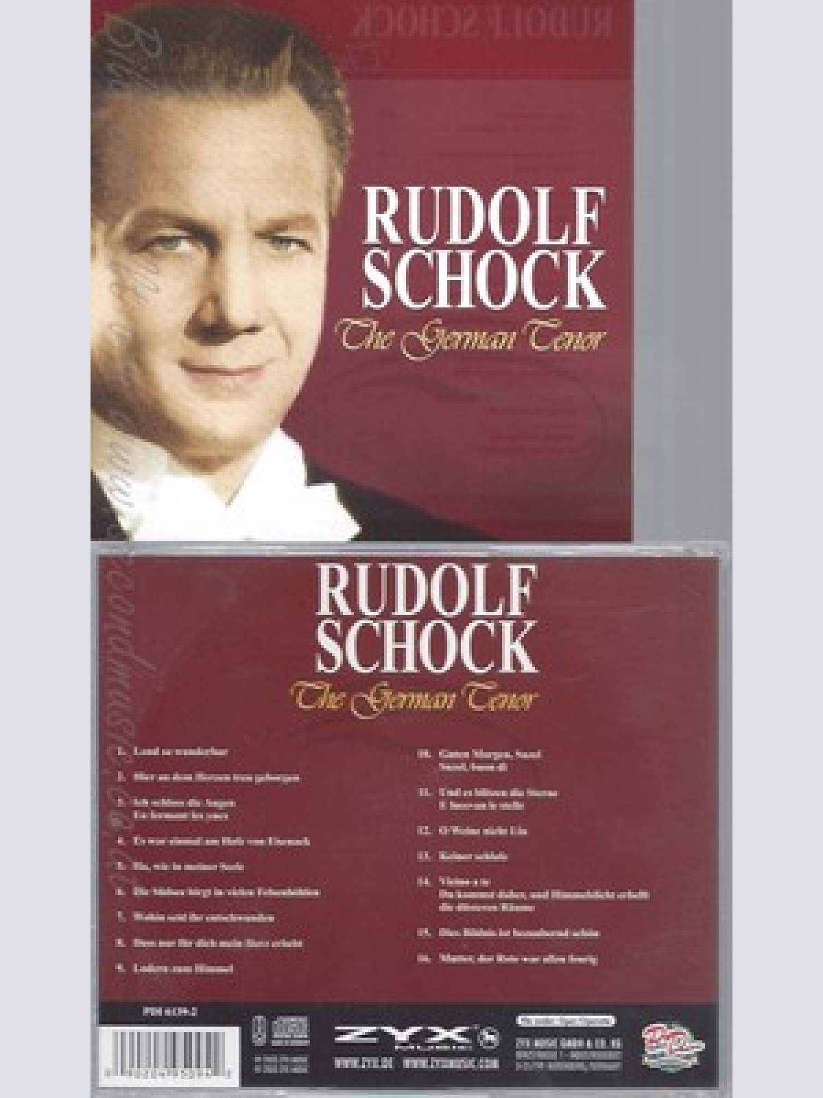CD--RUDOLF SCHOCK -- -- THE GERMAN TENOR