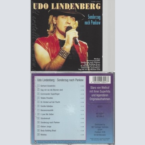 CD--UDO LINDENBERG -- SONDERZUG NACH PANKOW