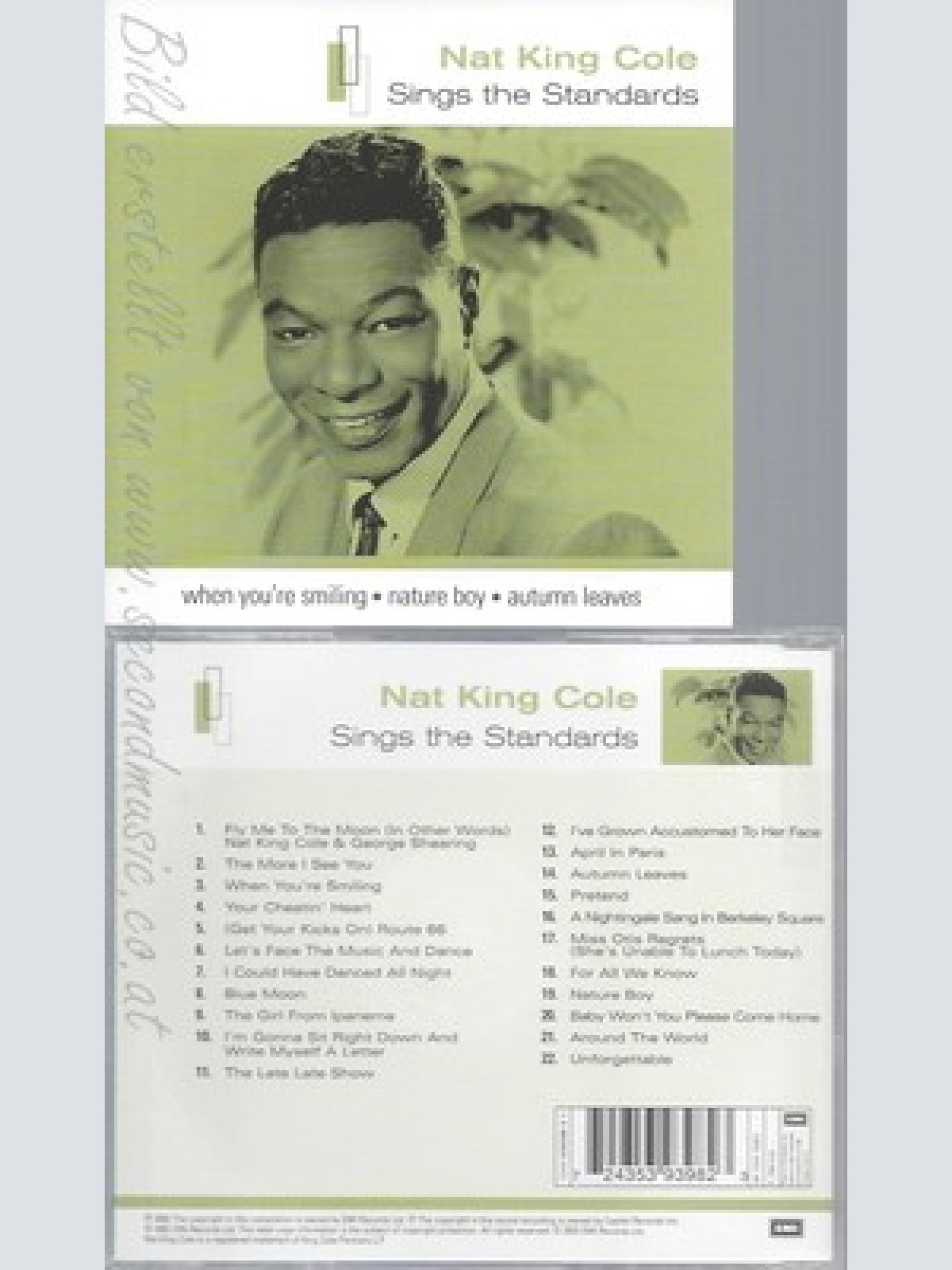 CD--NAT KING COLE -- -- STANDARDS