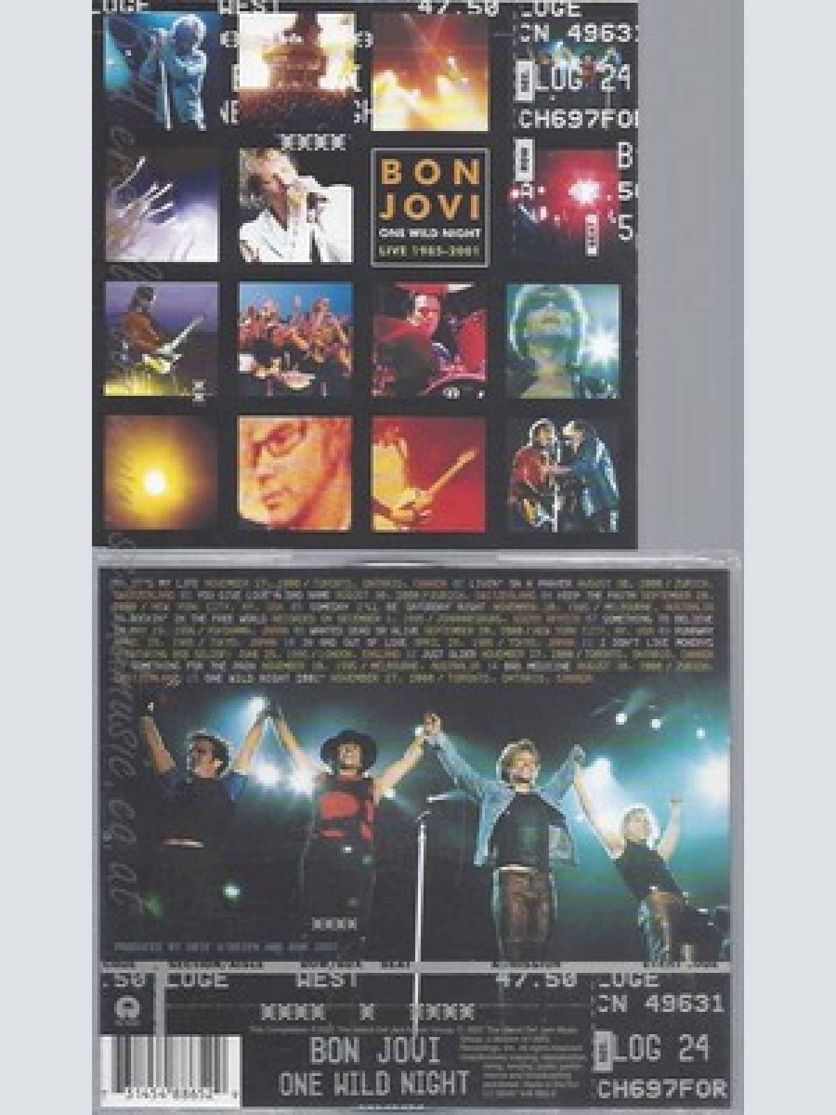 CD--BON JOVI -- -- ONE WILD NIGHT --1985-2001