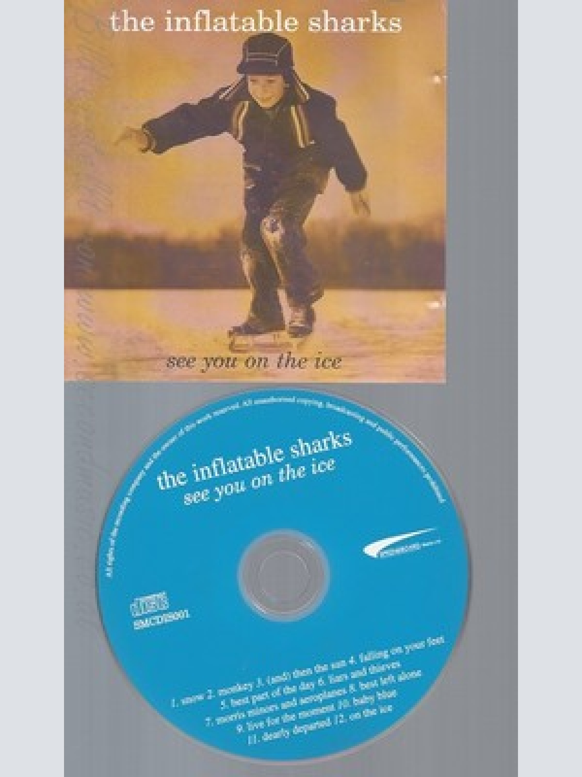 CD--THE INFLATABLE SHARKS--SEE YOU ON THE ICE