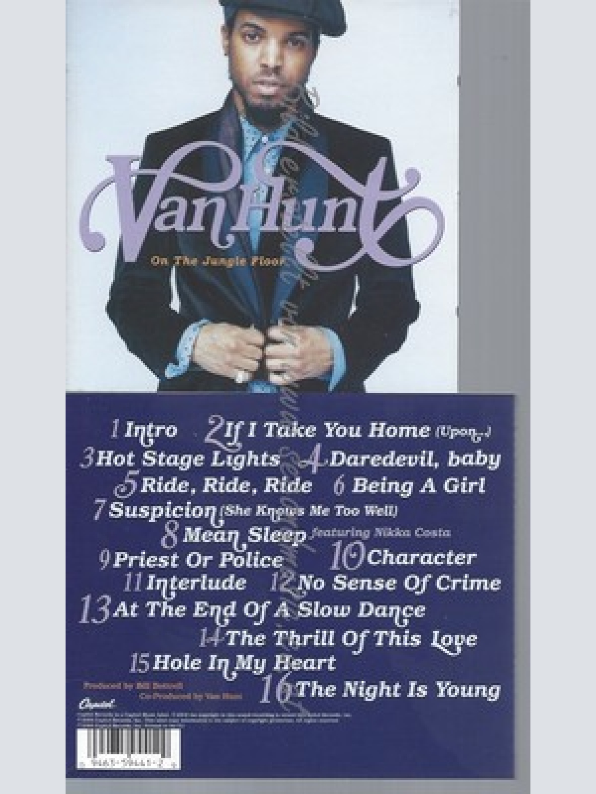 CD--VAN HUNT -- -- ON THE JUNGLE FLOOR