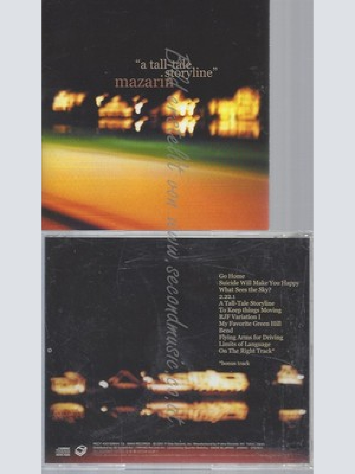 CD--MAZARIN--A TALL-TALE STOEYLINE--JAPAN CD