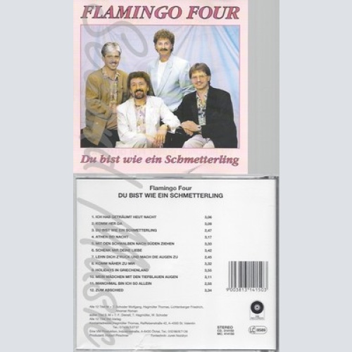 CD--FLAMINGO FOUR --- DU BIST WIE EIN SCHMETTERLING
