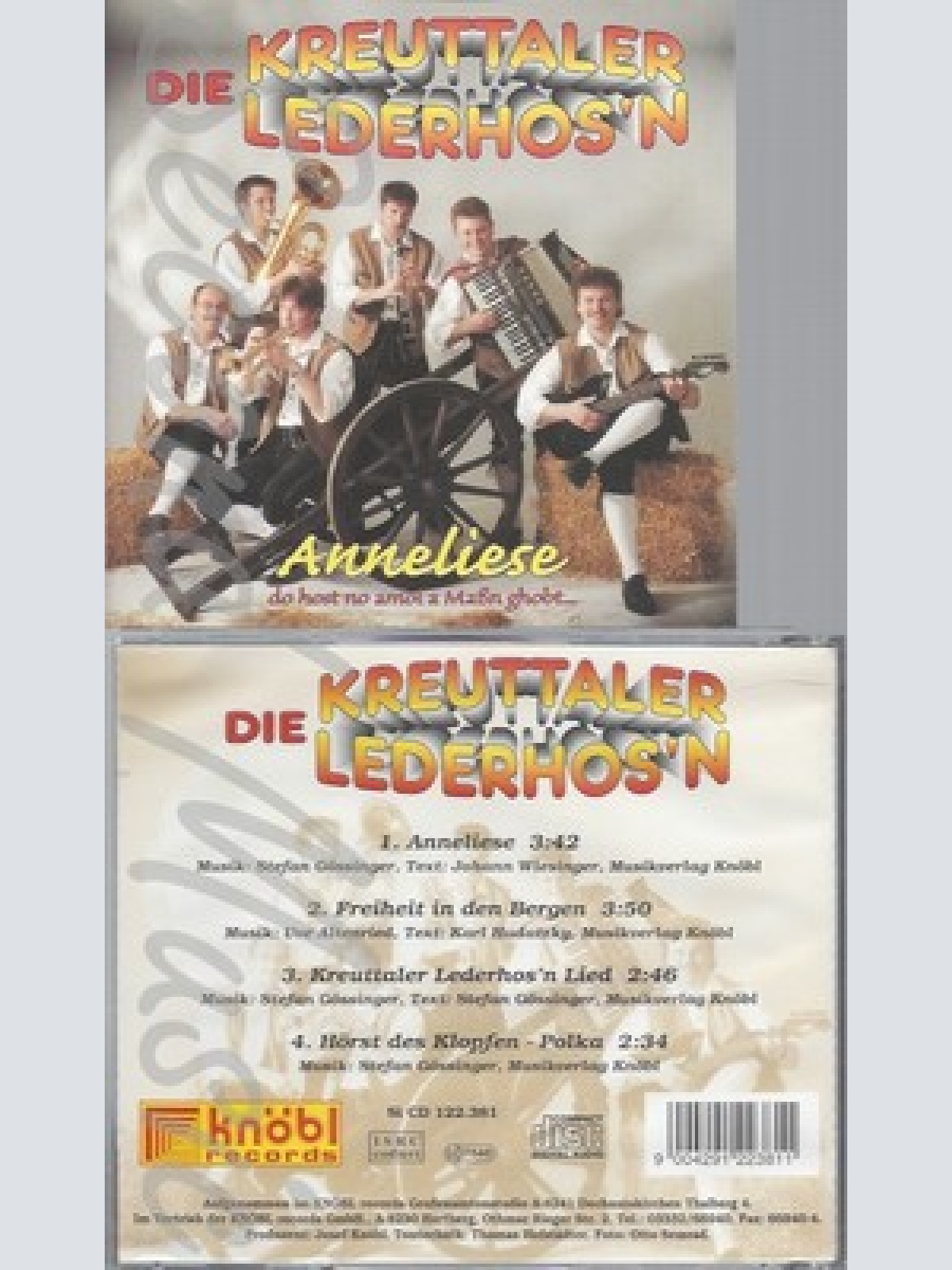 CD--KREUTTALER LEDERHOS'N -- ANNELIESE [SINGLE-CD]