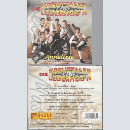 CD--KREUTTALER LEDERHOS'N -- ANNELIESE [SINGLE-CD]