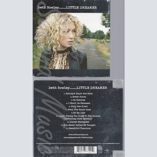 CD--BETH ROWLEY -2008- -- LITTLE DREAMER