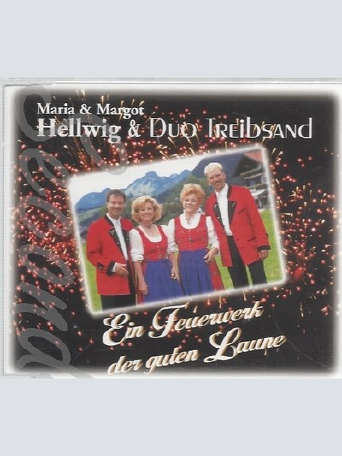 CD--MARIA UND MARGOT HELLWIG - SINGLE -- EIN FEUERWERK DER GUTEN LAUNE -1998, &