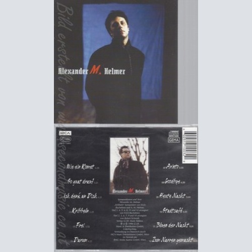 CD--ALEXANDER M HELMER--MANCHMAL FUER IMMER