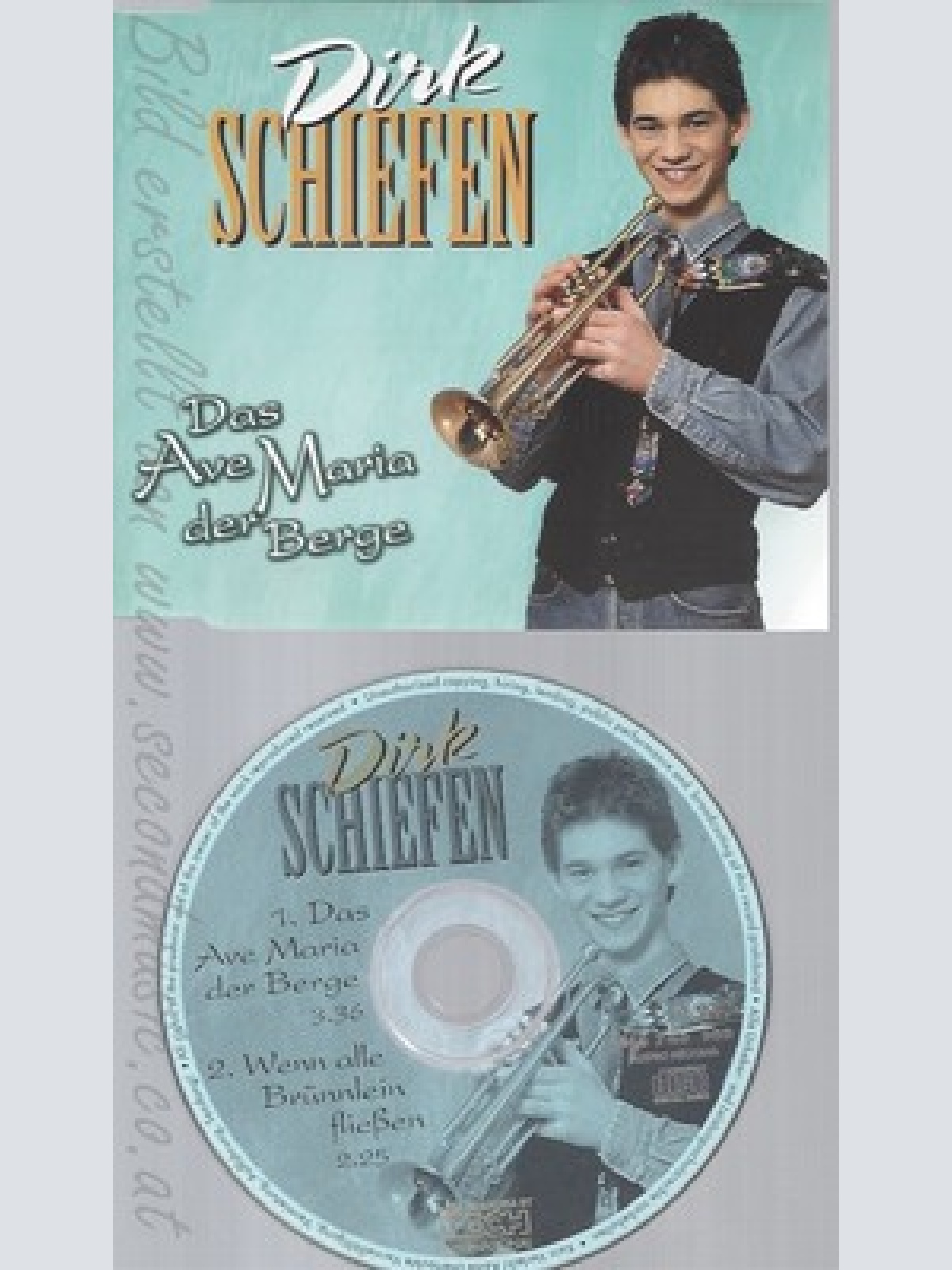 CD--DIRK SCHIEFEN -- - SINGLE -- DAS AVE MARIA DER BERGE