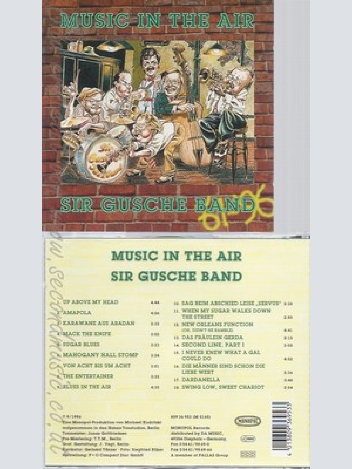 CD--SIR GUSCHE BAND -2004- -- MUSIC IN THE AIR