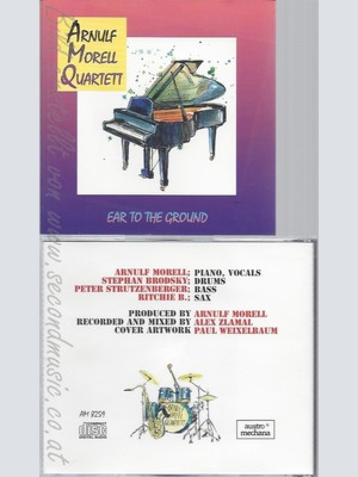 CD--ARNULF MORELL QUARTETT--EAR TO THE GROUND