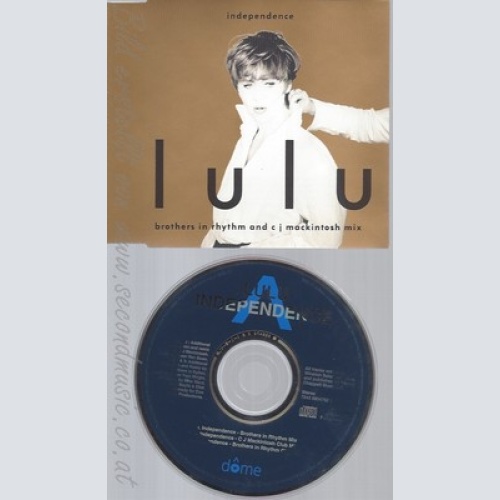 CD-- LULU - SINGLE -- INDEPENDENCE -BROTHERS IN RHYTHM