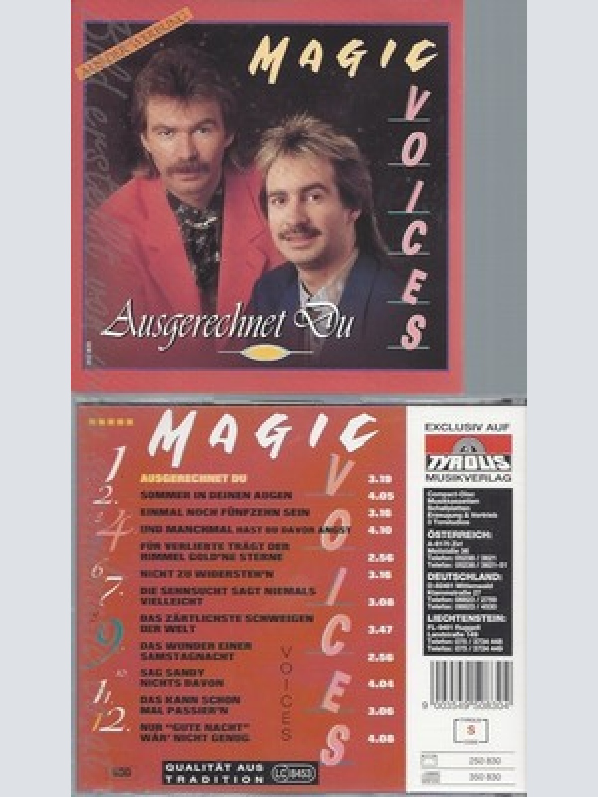CD--MAGIC VOICES - -- AUSGERECHNET DU