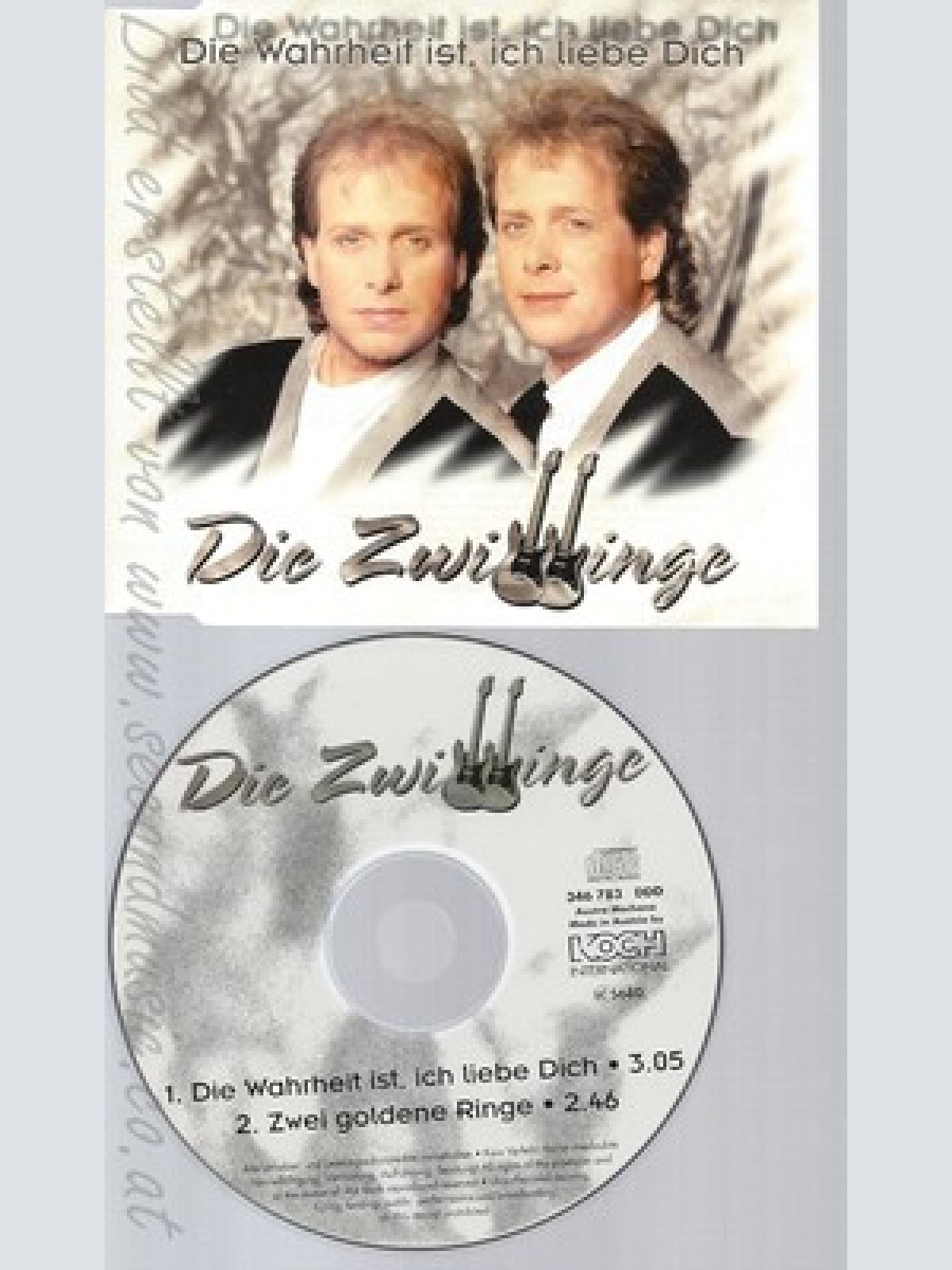 CD--DIE ZWILLINGE -  - - SINGLE -- DIE WAHRHEIT IST,ICH LIEBE DI