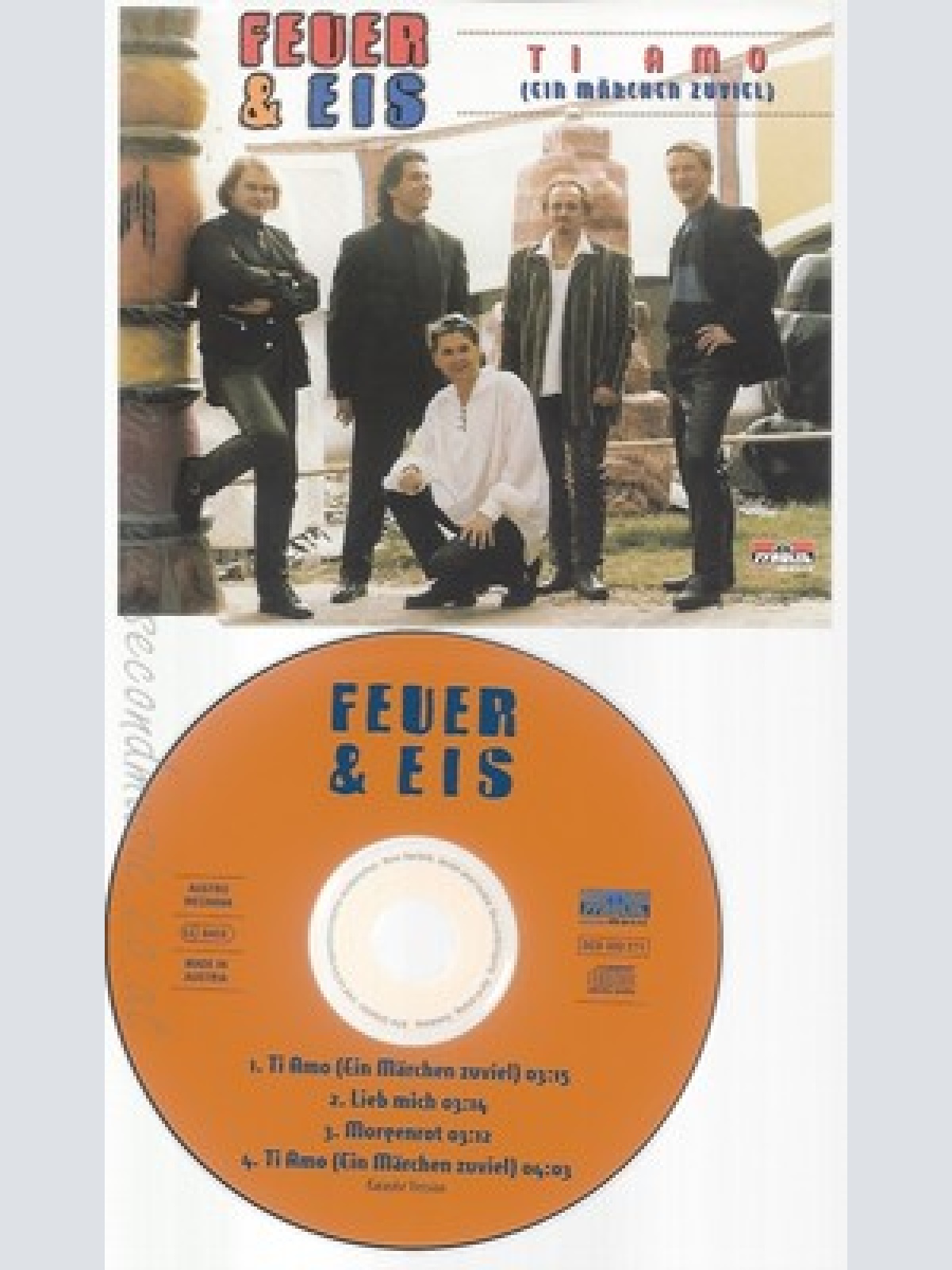 CD--FEUER & EIS -- - SINGLE -- TI AMO
