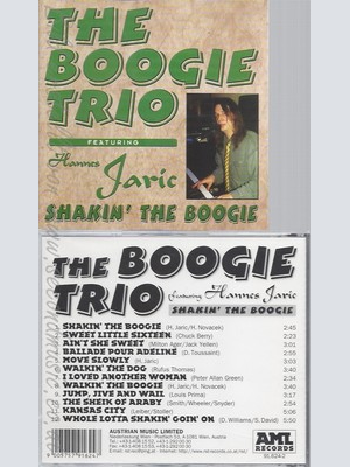 CD--THE BOOGIE TRIO FEAT.H.JARIC -- -- SHAKIN' THE BOOGIE