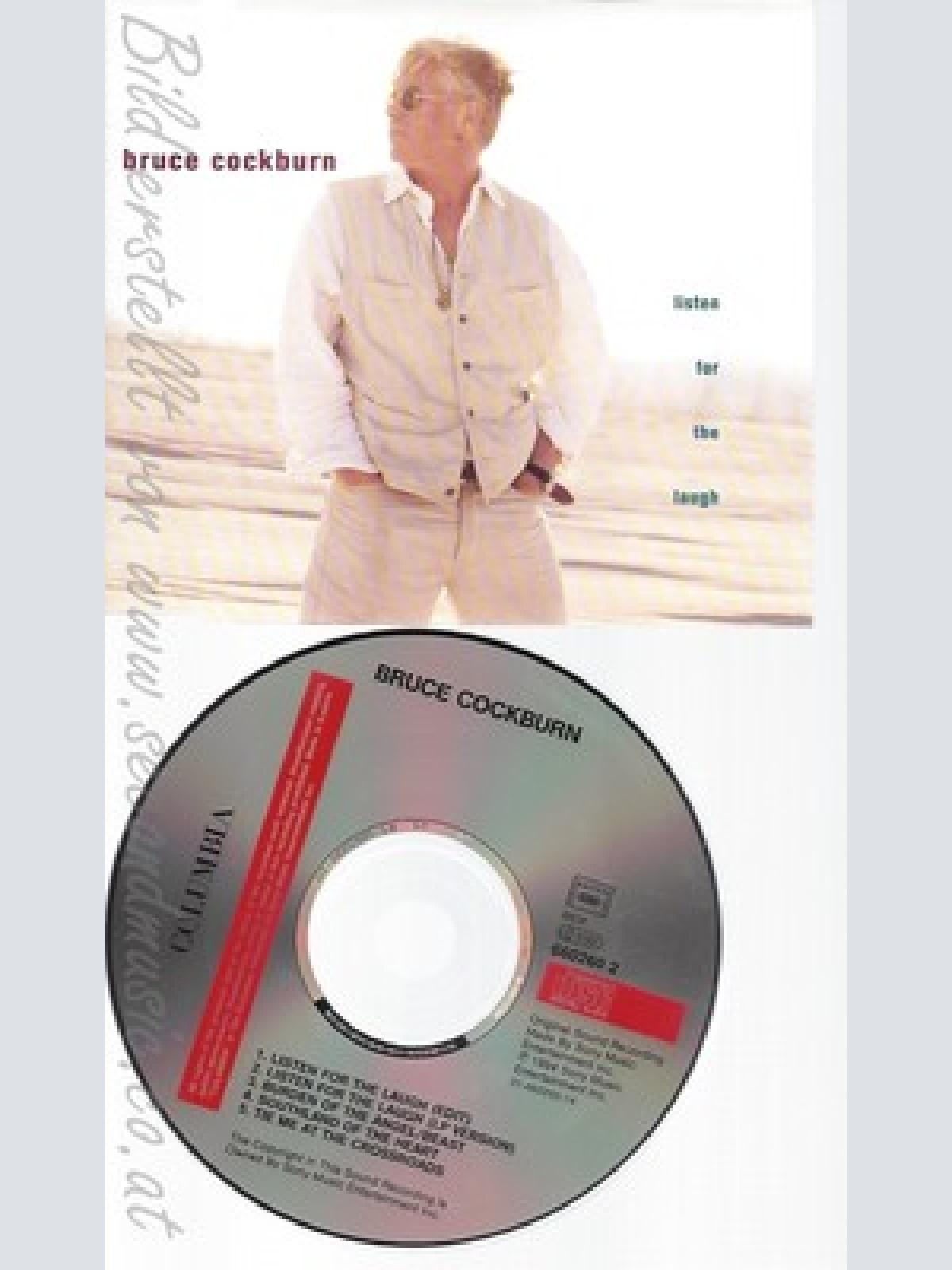 CD--BRUCE COCKBURN -  - - SINGLE -- LISTEN FOR THE LAUGH -X2+3-
