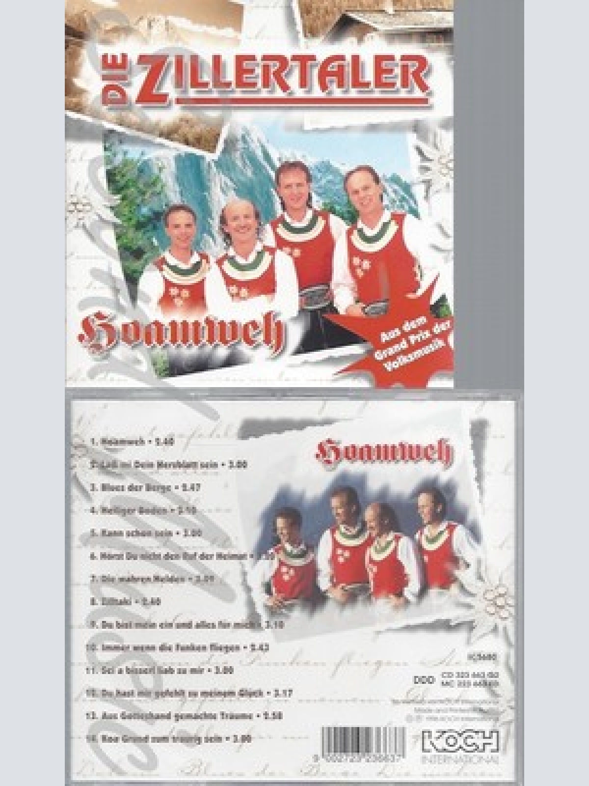 CD--DIE ZILLERTALER UND VARIOUS -1996- -- HOAMWEH