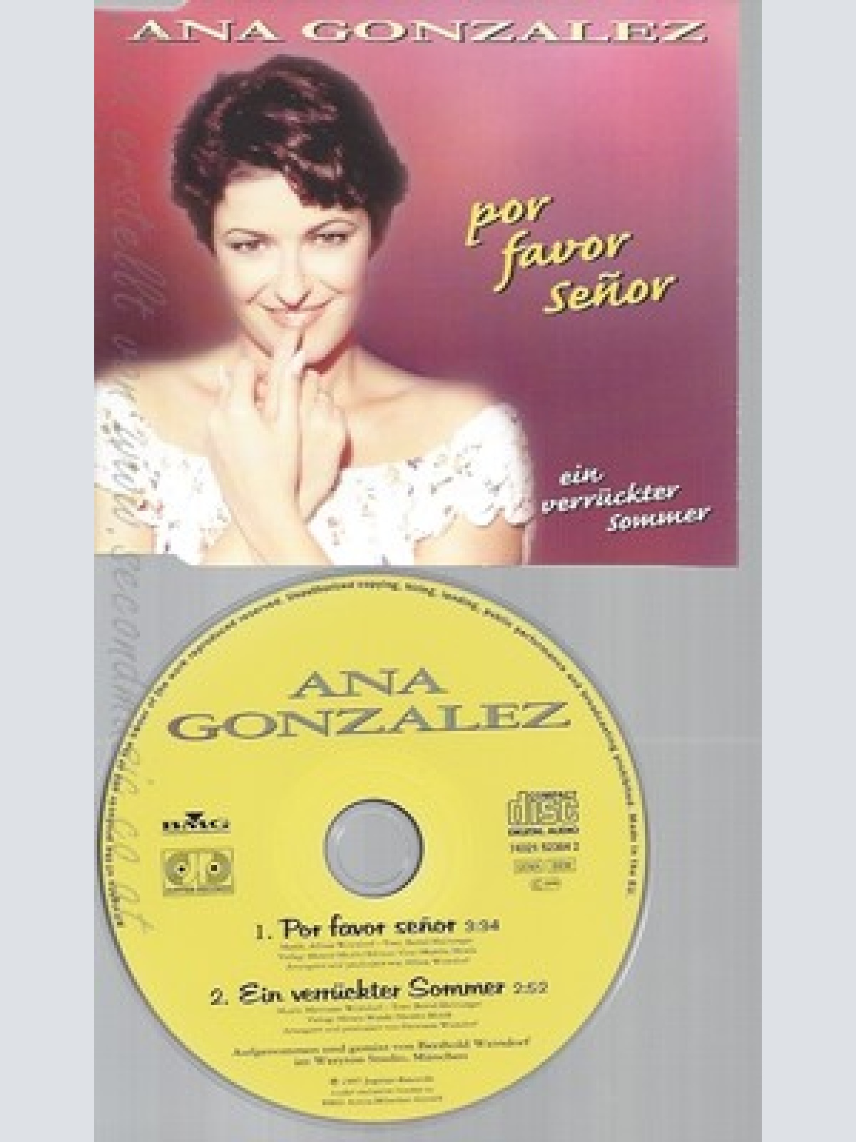 CD--ANA GONZALEZ -  - - SINGLE -- POR FAVOR SENOR