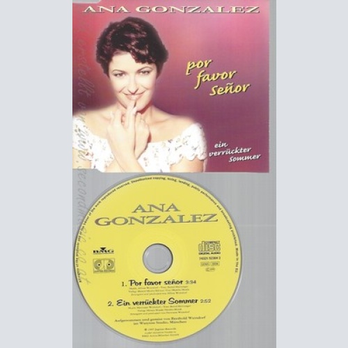 CD--ANA GONZALEZ -  - - SINGLE -- POR FAVOR SENOR