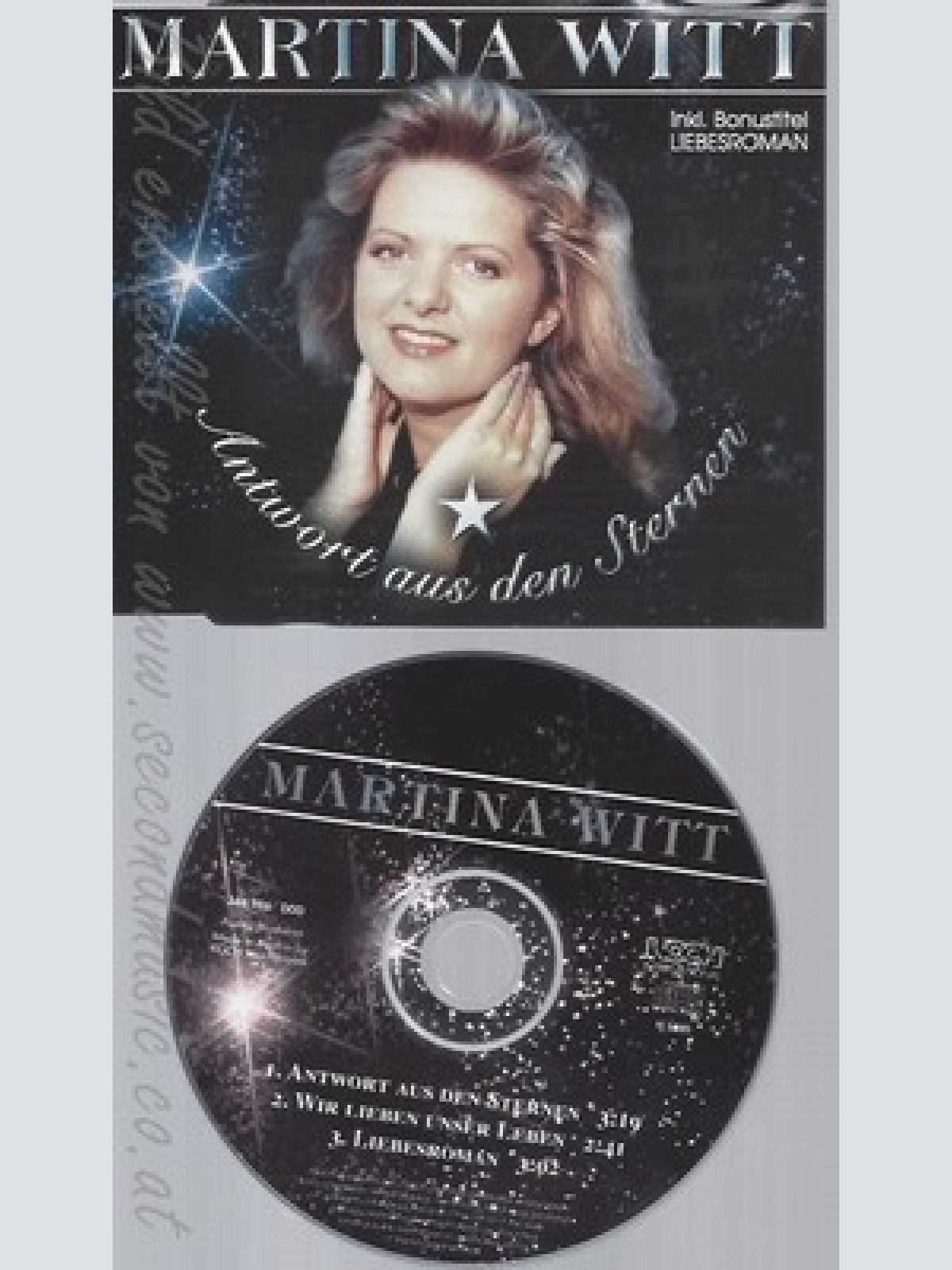 CD--MARTINA WITT -- - SINGLE -- ANTWORT AUS DEN STERNEN