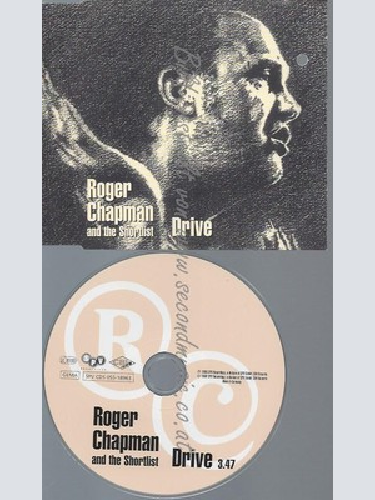 CD--ROGER CHAPMAN & SHORTLIST - SINGLE -- DRIVE -1 TRACK,   -