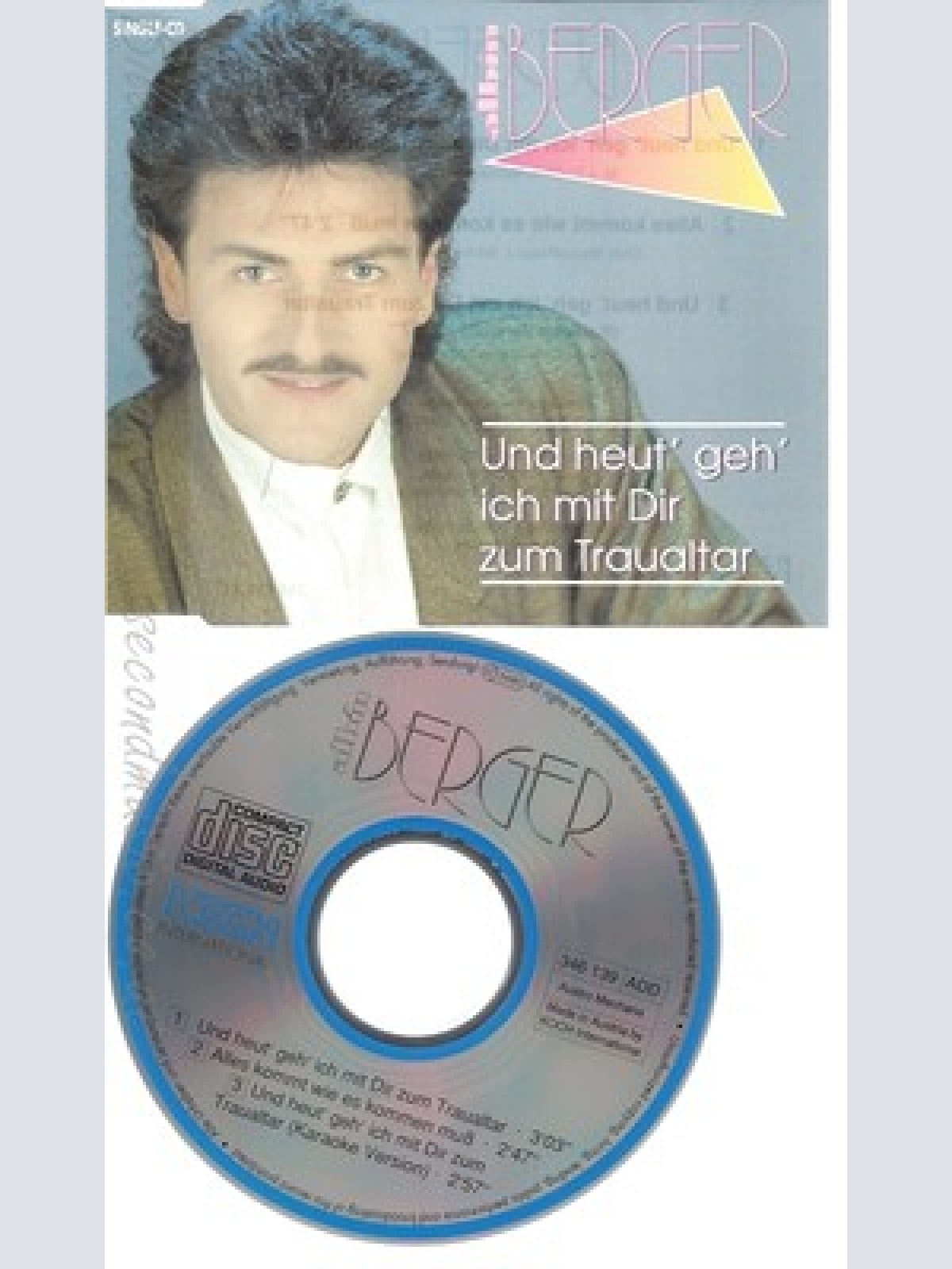CD--ALBIN BERGER - UND HEUT' GEH ICH MIT DIR ZUM TRAUALTAR