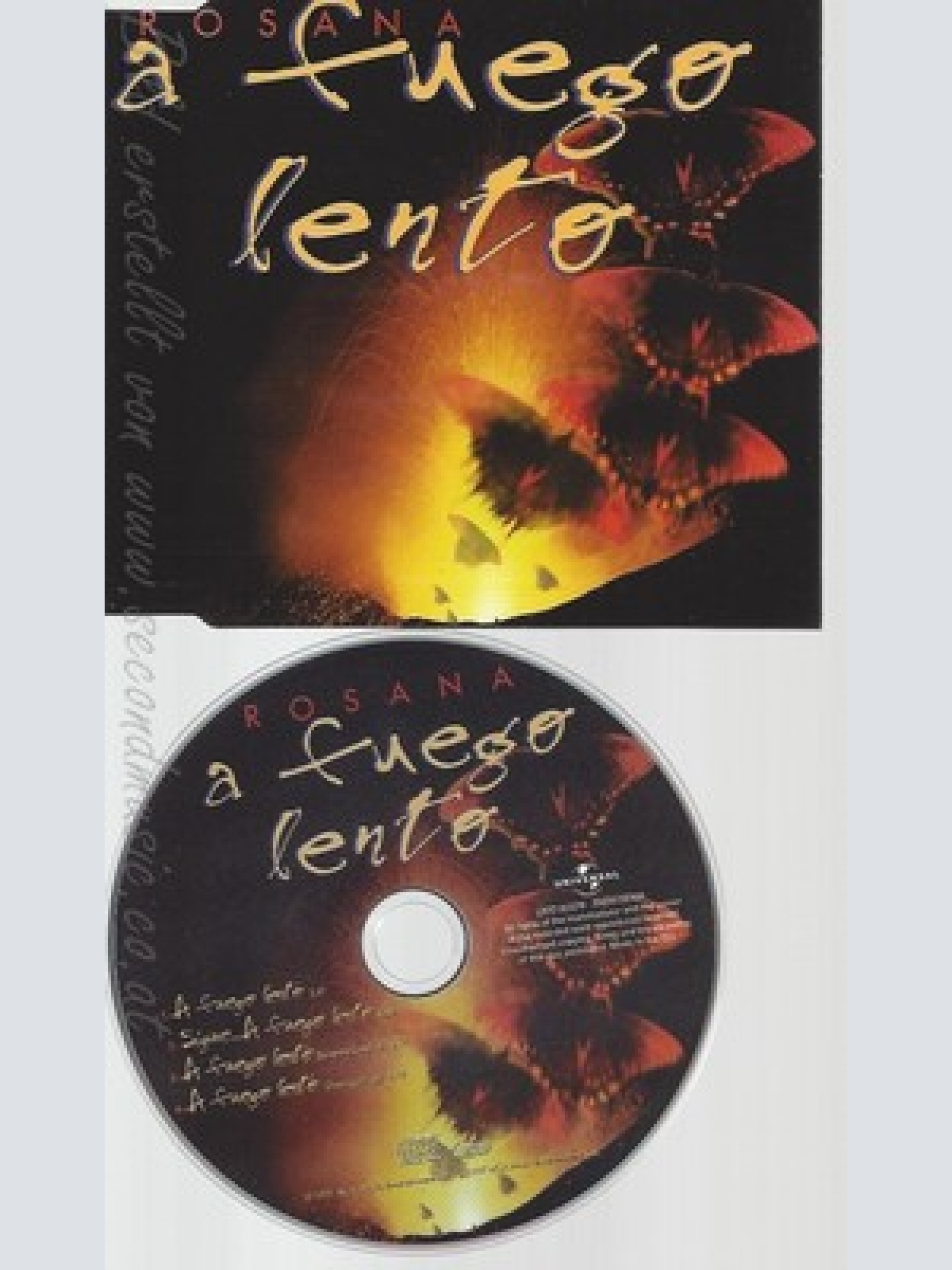 CD--ROSANA -- --- A FUEGO LENTO
