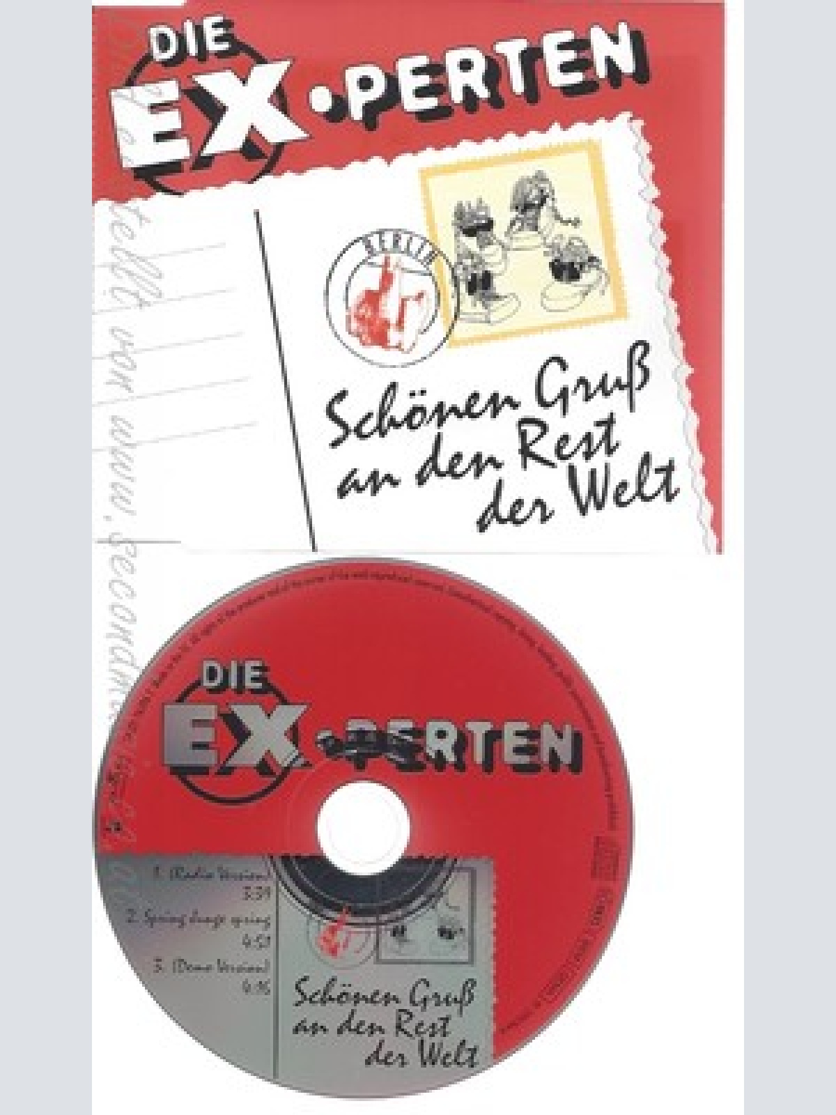 CD--EX PERTEN-- SINGLE -- SCHOENEN GRUSS AN DEN REST DER WELT --