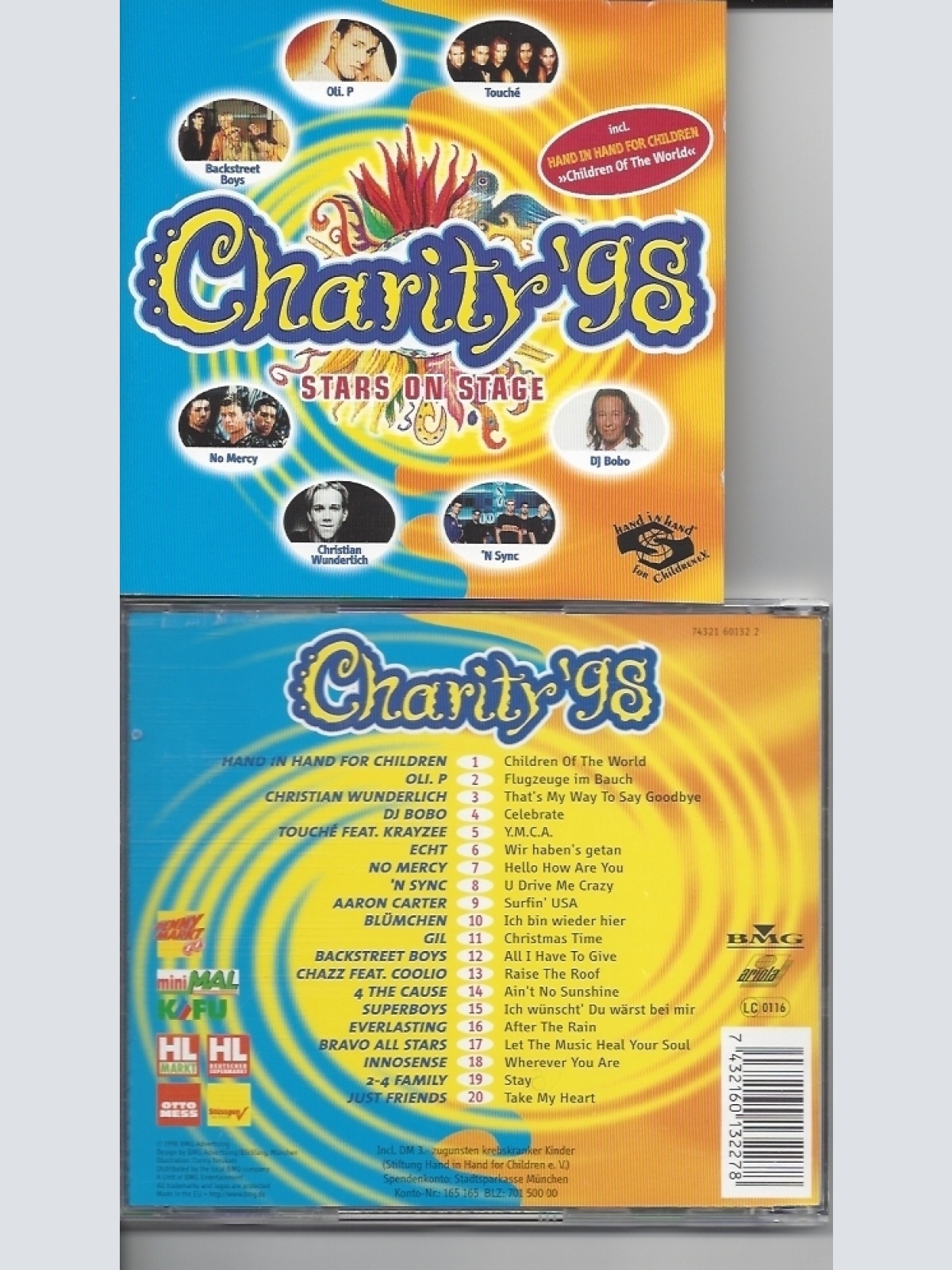 CD--CHARITY 98--STARS ON STAGE --ALBUM
