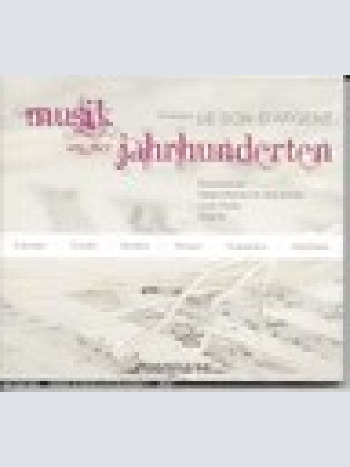 CD--MUSIK AUS VIER JARHUNDERTEN--LE SON D'ARGENT-ALBUM