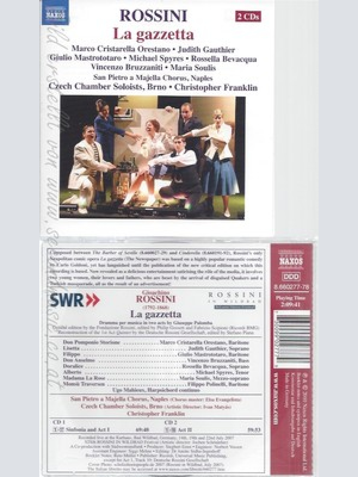 CD--MARCO CRISTARELLA ORESTANO, JUDITH GAUTHIER, MICHAEL SPYRES UND GIULIO MASTR