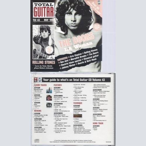 CD--TOTAL GUITAR--VOL 43--DOORS--STOES--CLAPTON