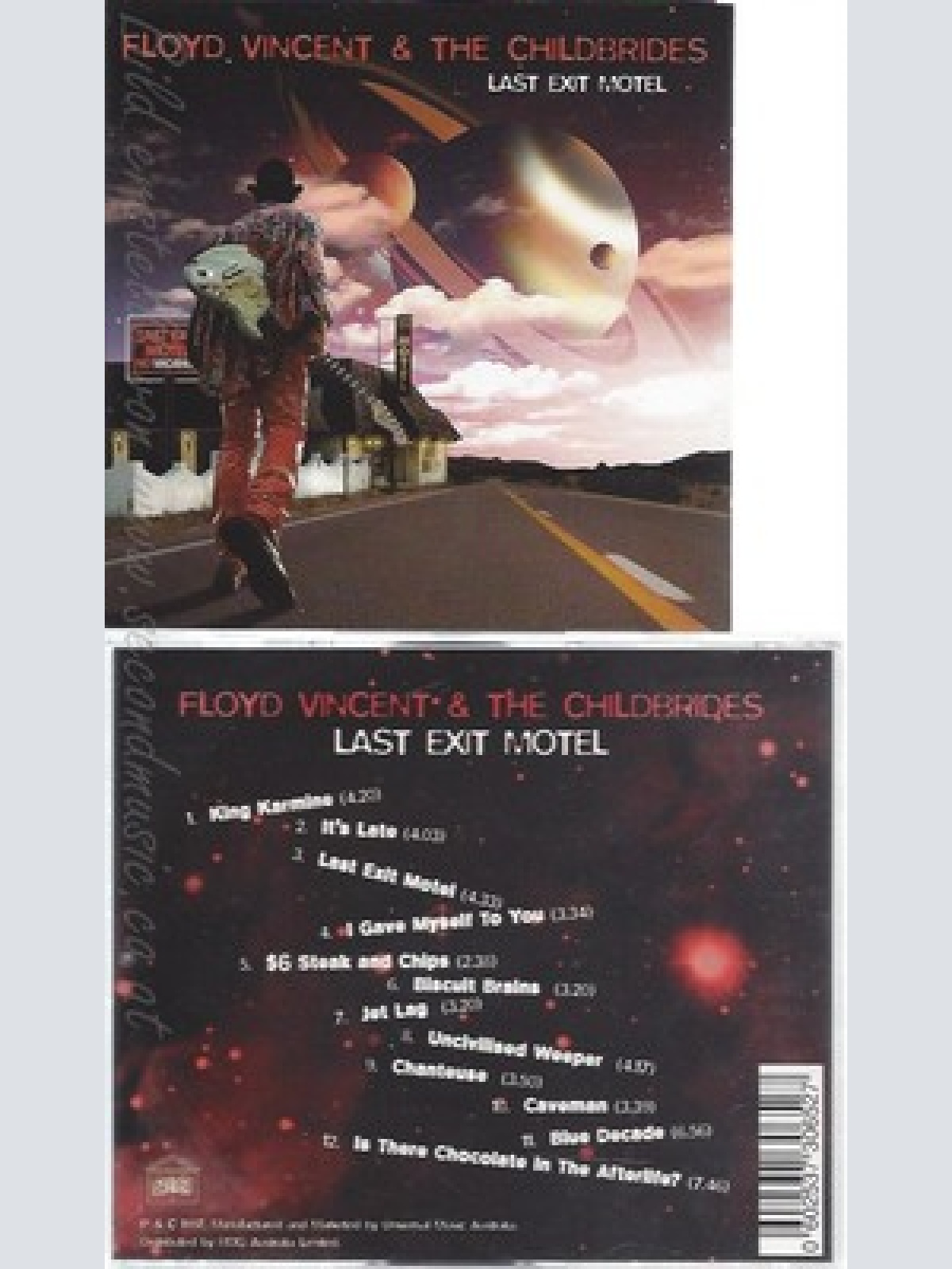 CD--FLOYD VINCENT & THE CHILDBRIDES -- -- LAST EXIT MOTEL