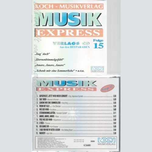 CD--MUSIK EXPRESS--FOLGE 15--JAZZ GITTI --VA
