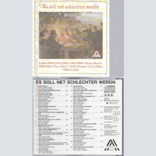 CD--ES SOLL NET SCHLECHTER WIRD'N--WONDRA--VARIOUS
