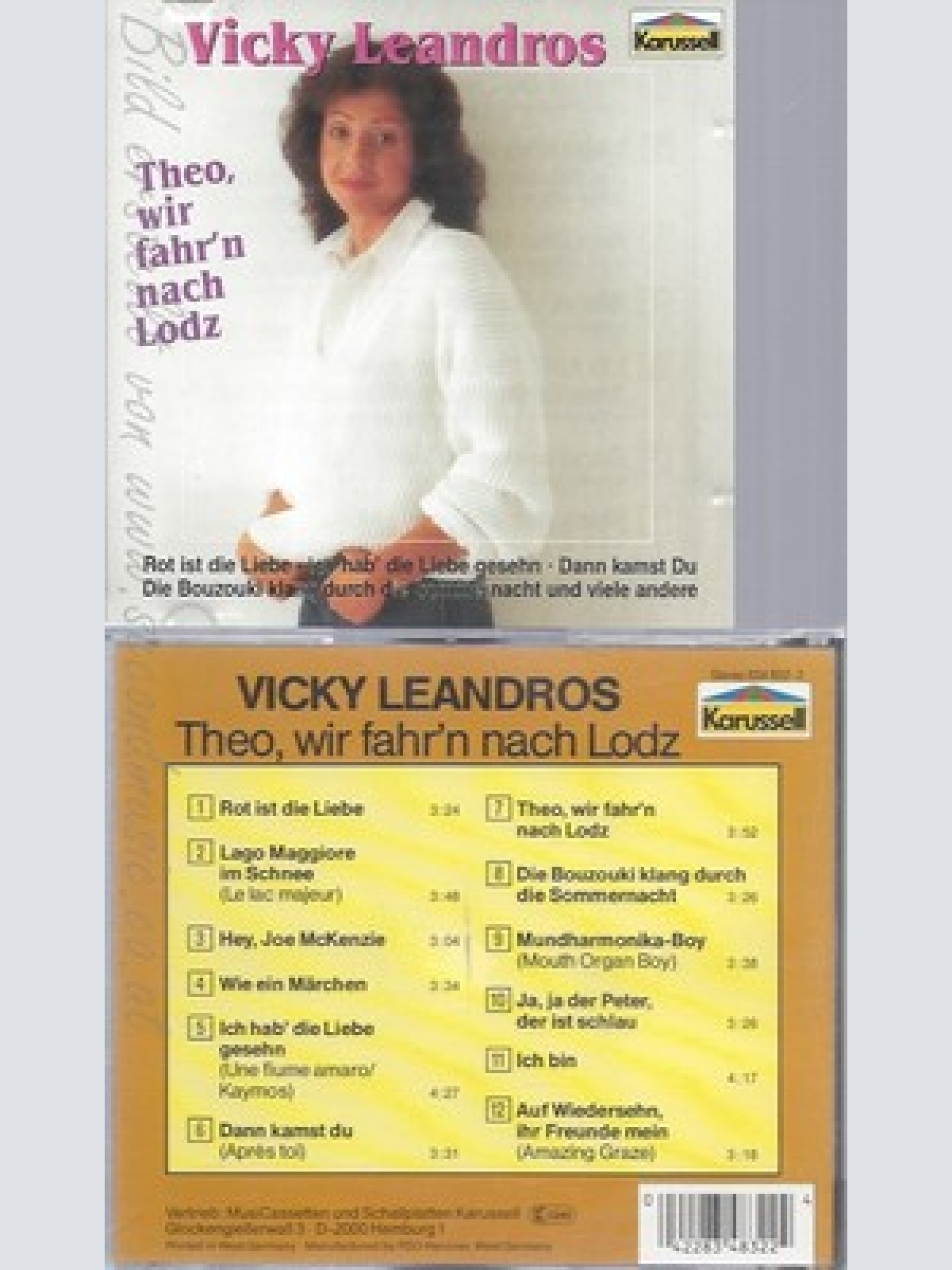 CD--VICKY LEANDROS -- THEO, WIR FAHR'N NACH LODZ --