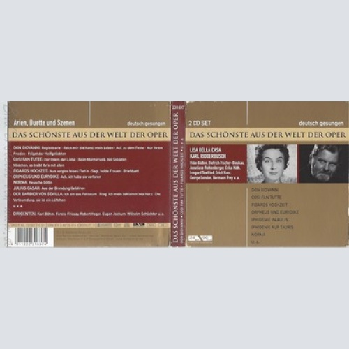 CD--OSI FAN TUTTE/+ / LISA DELLA CASA, RIDDERBUSCH, VARIOUS UND DIVERSE OPER --2