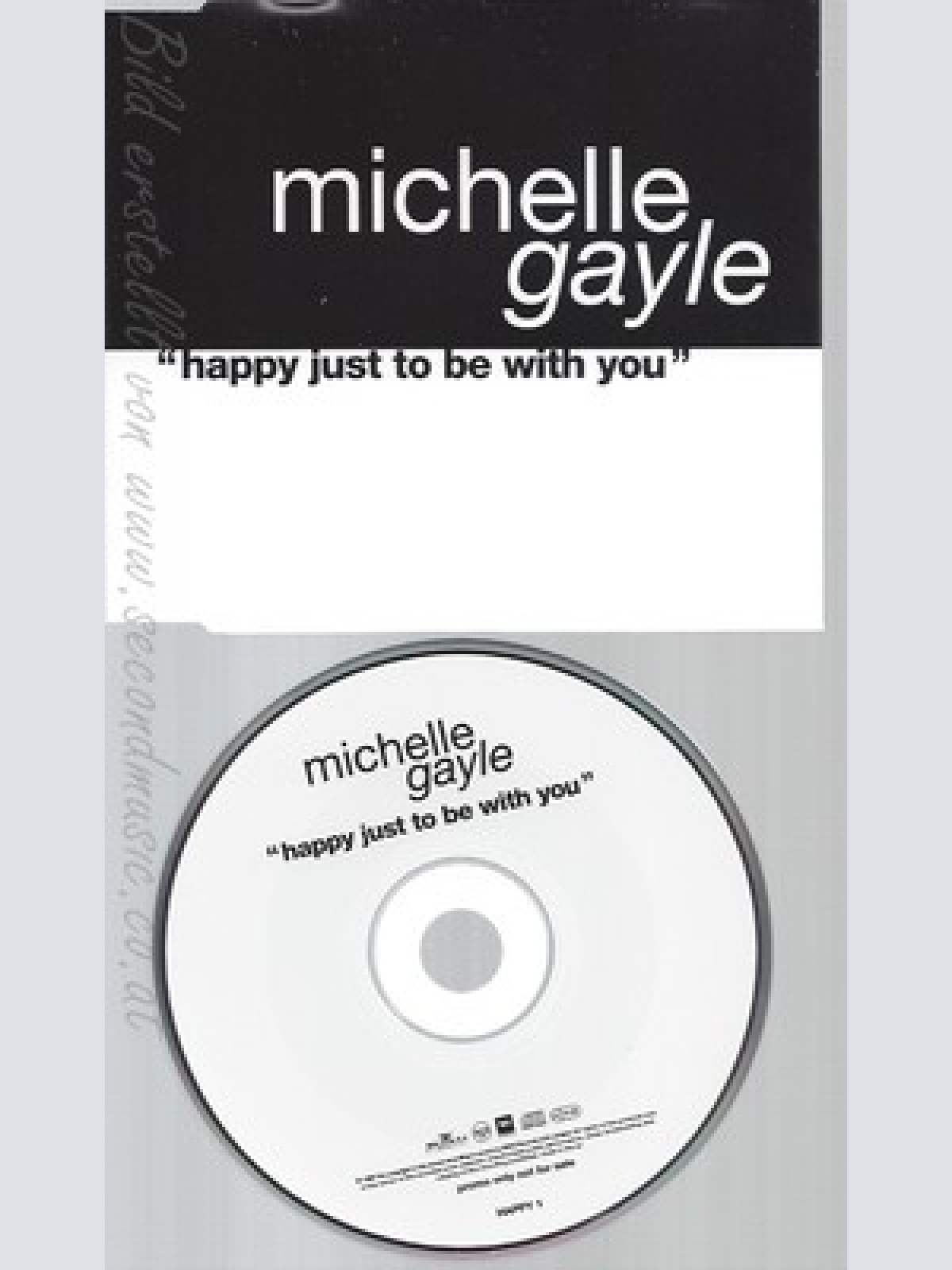 CD--MICHELLE GAYLE--HAPPY JUST BE WITH YOU--PROMO