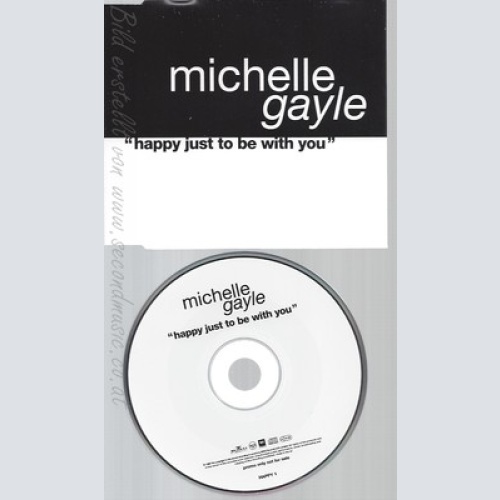 CD--MICHELLE GAYLE--HAPPY JUST BE WITH YOU--PROMO