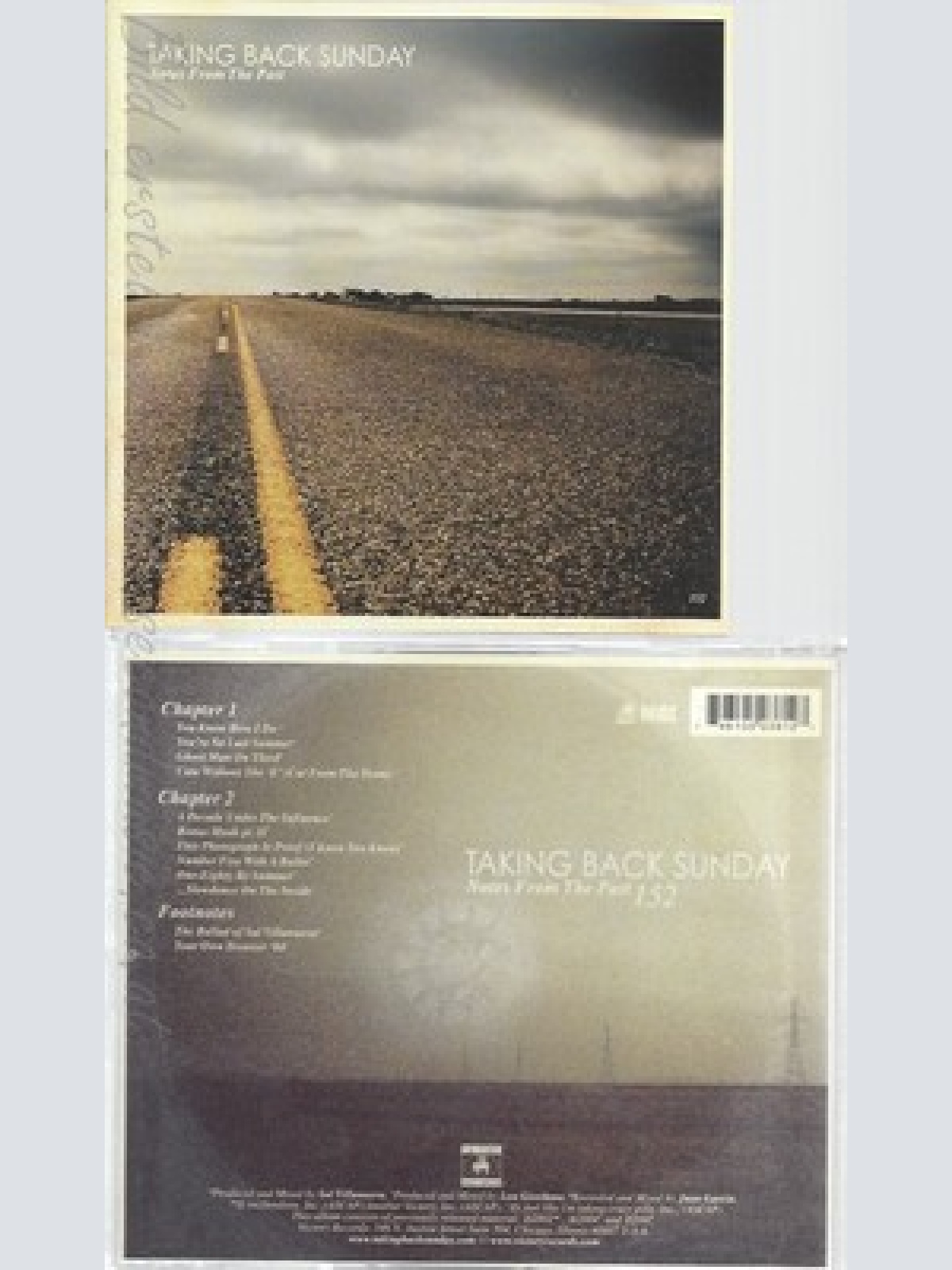 CD--TAKING BACK SUNDAY -- -- NOTES FROM THE PAST