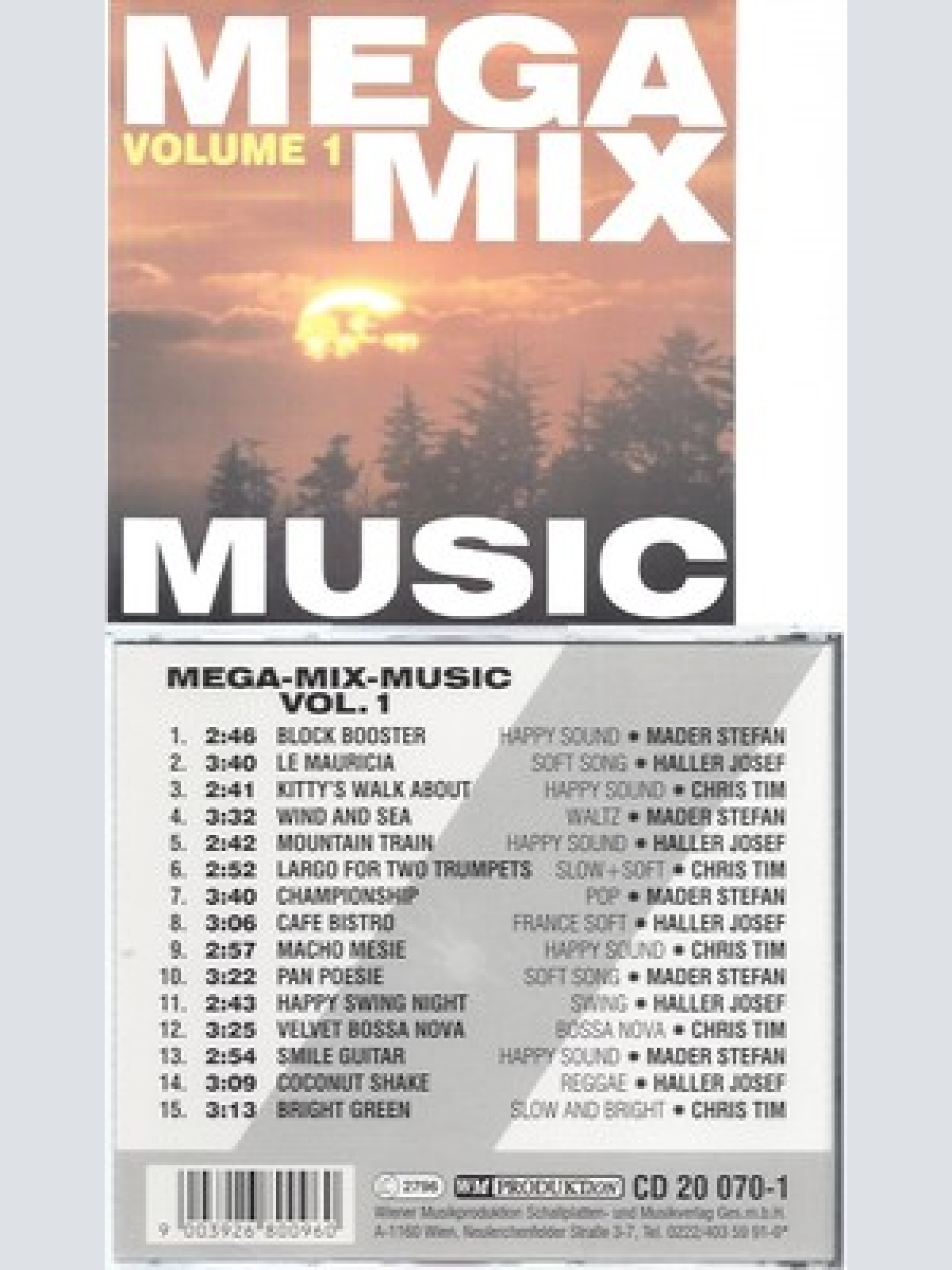CD--MEGA MIX VOL 1--MUSIC