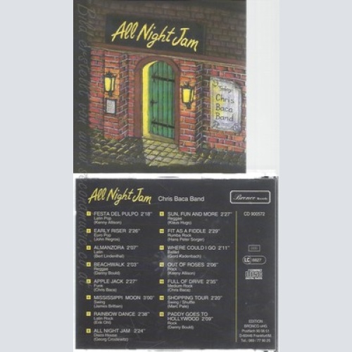 CD--CHRIS BACA BAND--ALL NIGHT JAM