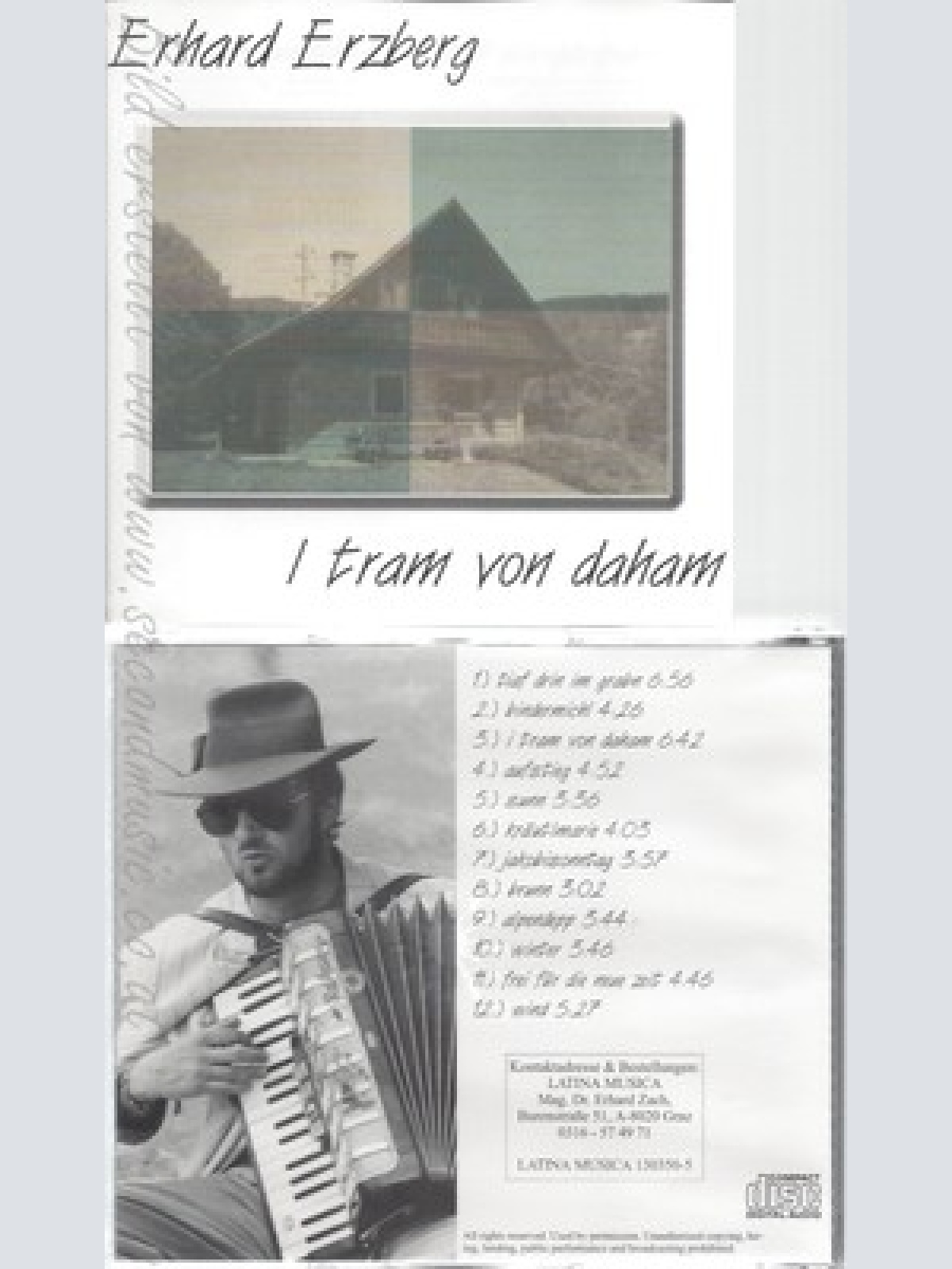 CD--ERHARD ERZBERG--I TRAM VON DAHAM