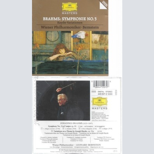 CD--LEONARD BERNSTEIN, WP UND JOHANNES BRAHMS -- -- -- MASTERS - BRAHMS